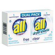 All Free Clear HE Liquid Laundry Detergent/Dryer Sheet Dual Pack, PK100 1R-2979355